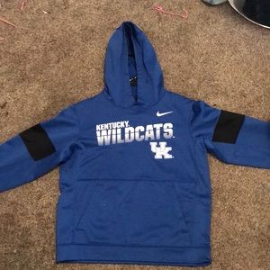 Blue Kentucky wildcats Dri-fit hoodie